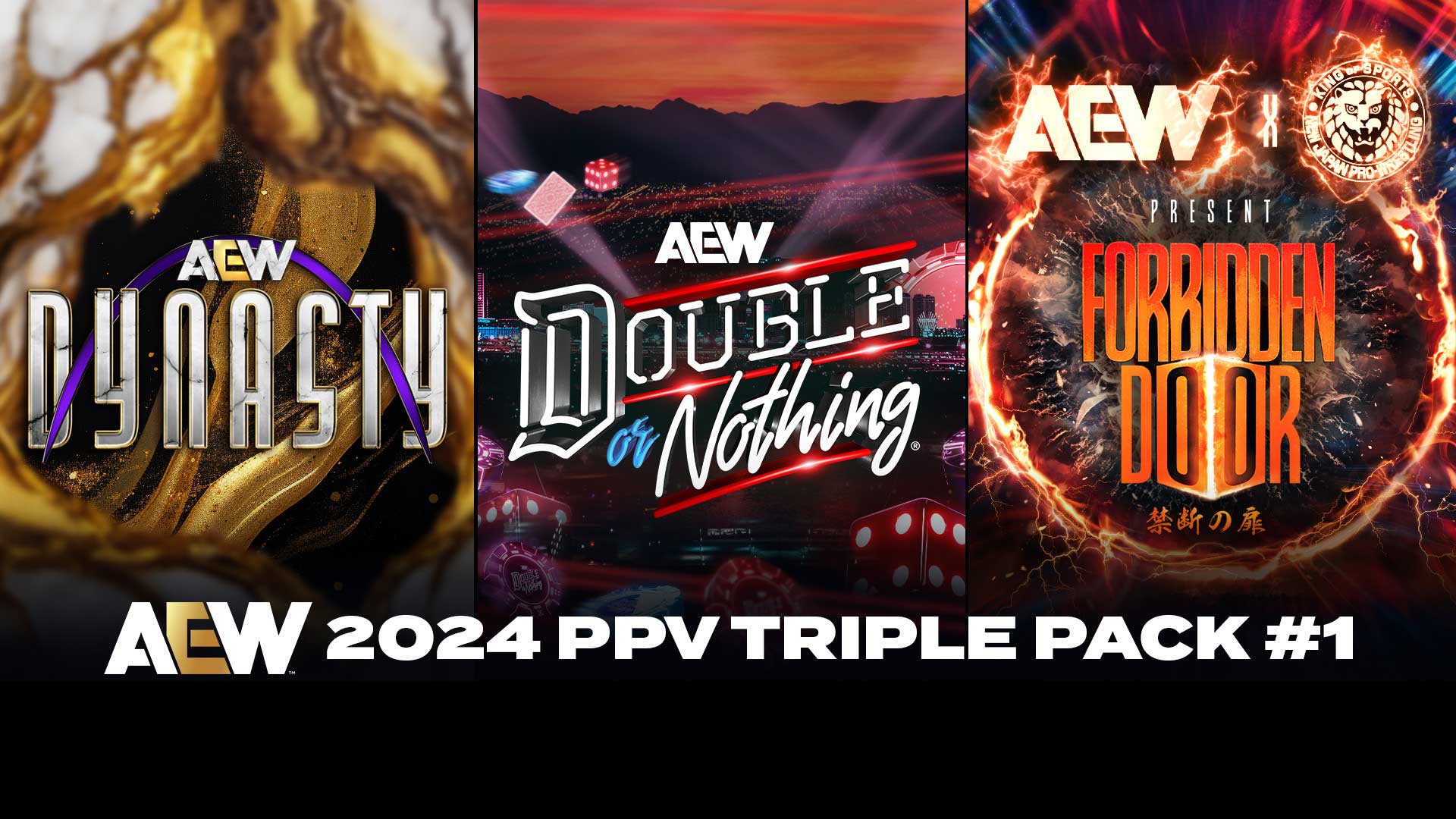 AEW 2024 PPV Triple Pack #1